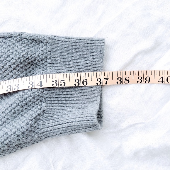 Cable Knit Fisherman Sweater Size 2XL Cotton Grandpa Sweater Normcore Mock Neck - Picture 11 of 12